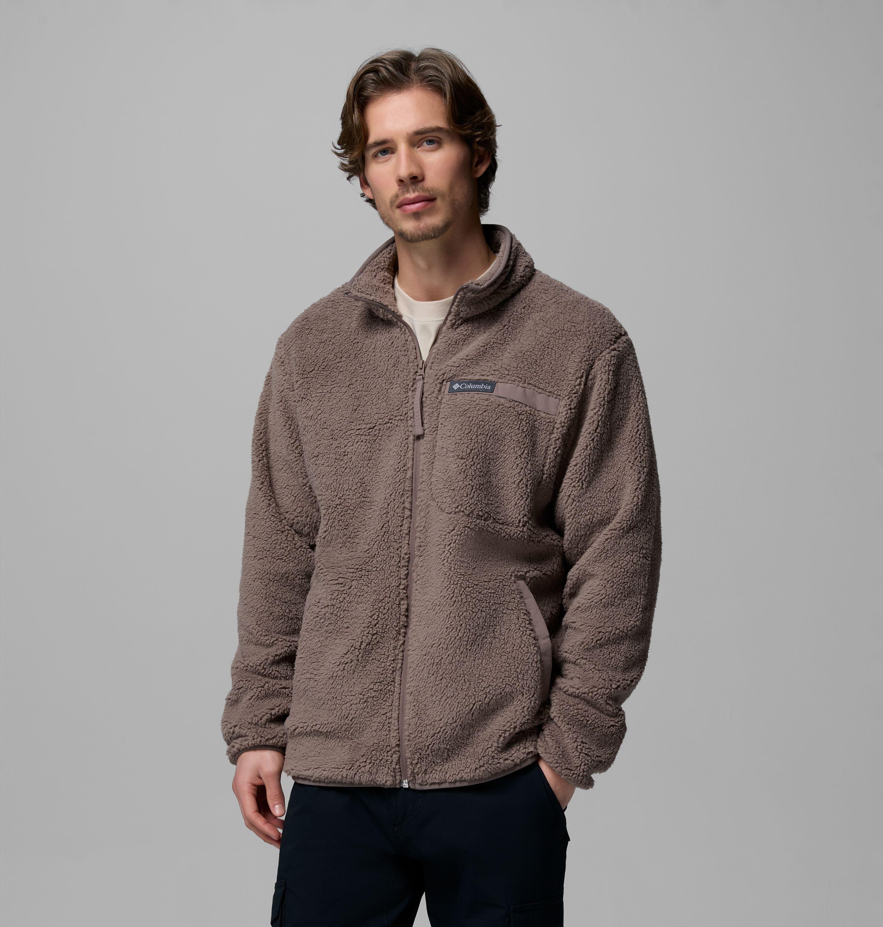 Columbia Sportswear Men's Brown Columbia - Rugged Ridge™ Sherpa Fleece Jacket - Iron Large