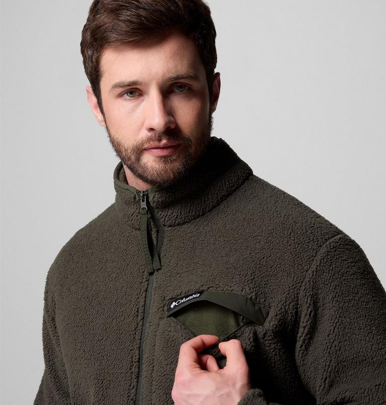 Forro polar sherpa Rugged Ridge para hombre, Color: Greenscape, image 6