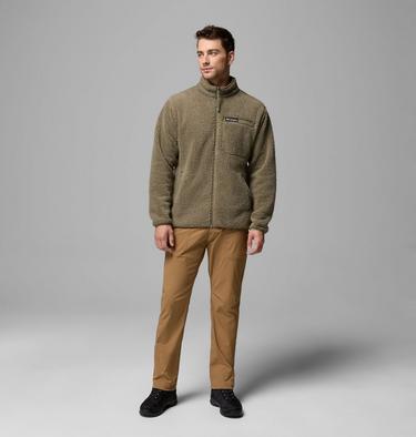 Men's Rugged Ridge High Pile Full Zip Fleece Jacket, Color: Stone Green, image 4