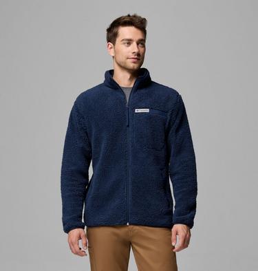 Men's Rugged Ridge High Pile Full Zip Fleece Jacket, Color: Collegiate Navy, image 1