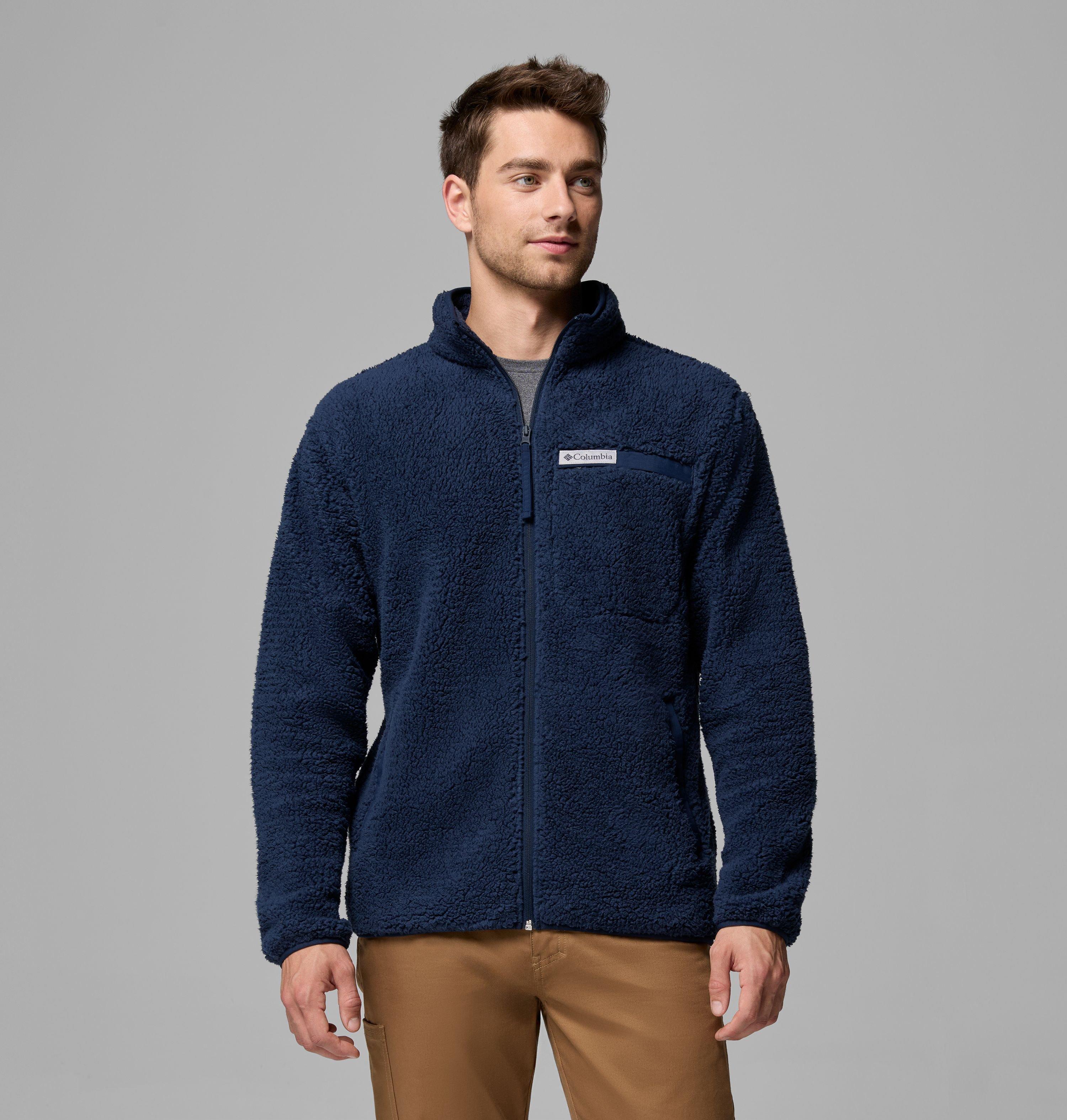 Columbia Sportswear Men's Blue Columbia - Rugged Ridge™ Sherpa Fleece Jacket - Collegiate Navy Medium
