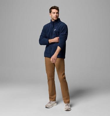 Men's Rugged Ridge High Pile Full Zip Fleece Jacket, Color: Collegiate Navy, image 2