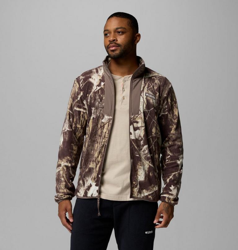 Chaqueta de forro polar con estampado Sequoia Grove para hombre, Color: Iron Timberwolf, image 5
