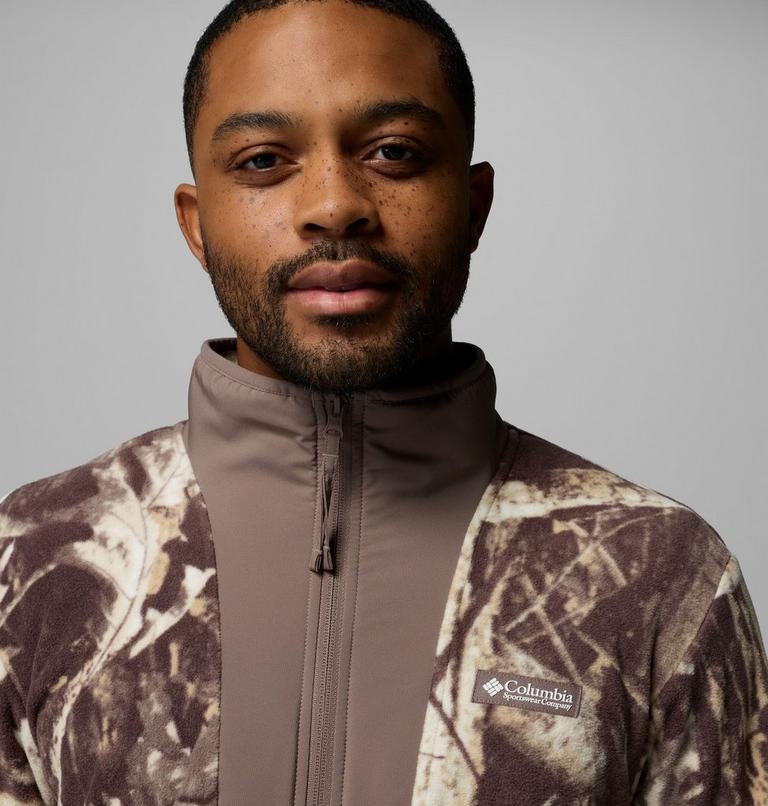 Chaqueta de forro polar con estampado Sequoia Grove para hombre, Color: Iron Timberwolf, image 6