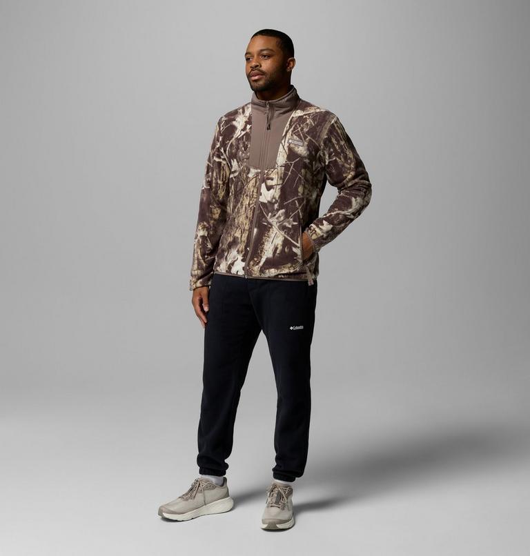 Chaqueta de forro polar con estampado Sequoia Grove para hombre, Color: Iron Timberwolf, image 2