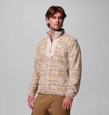 Veste Polaire à Imprimé Sequoia Grove Homme, Color: Dark Stone Horizons, image 4