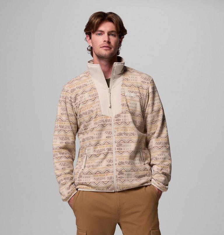 Chaqueta de forro polar con estampado Sequoia Grove para hombre, Color: Dark Stone Horizons, image 1