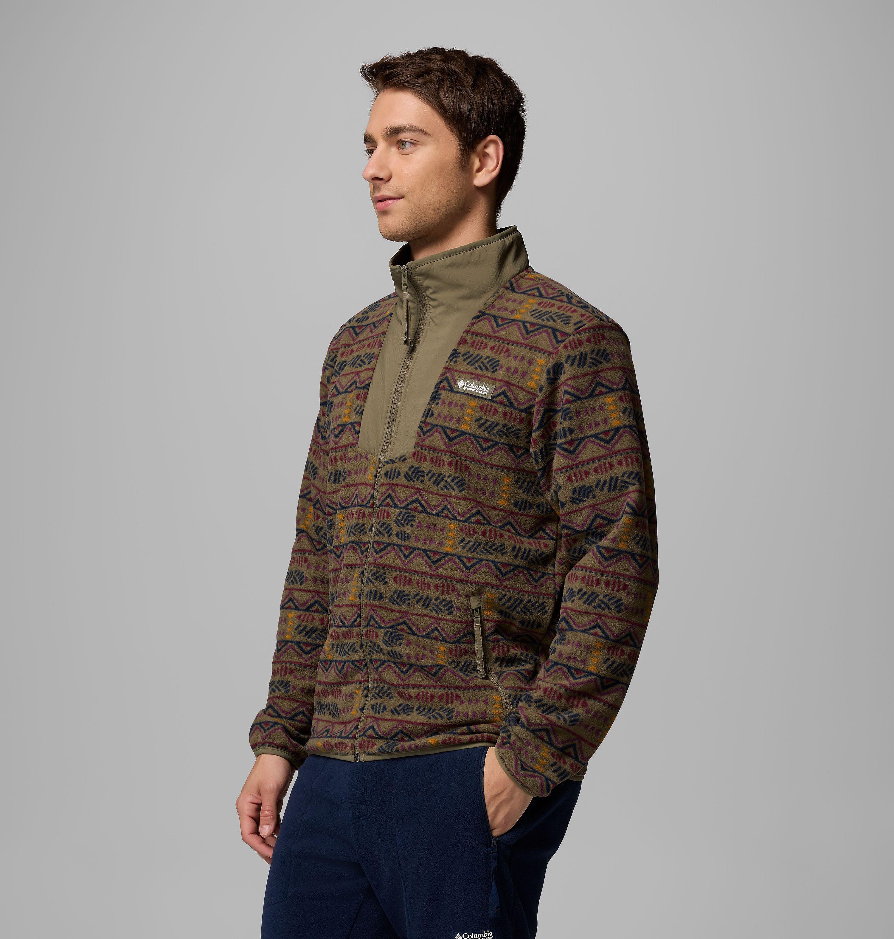 Manteau imprimé à fermeture éclair pleine longueur Sequoia Grove pour homme | 397 | L 4