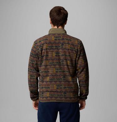 Veste Polaire à Imprimé Sequoia Grove Homme, Color: Stone Green Horizons, image 31