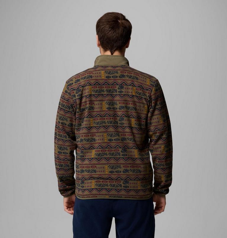 Chaqueta de forro polar con estampado Sequoia Grove para hombre, Color: Stone Green Horizons, image 3
