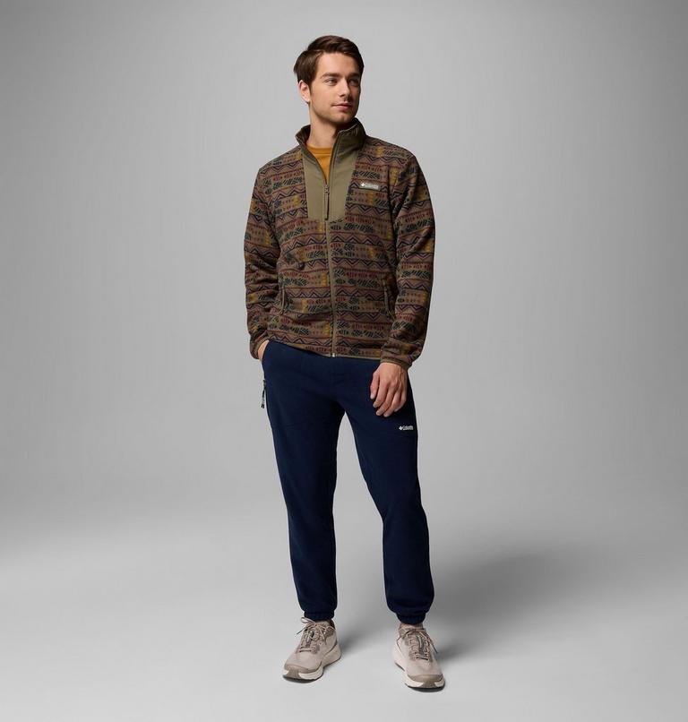 Chaqueta de forro polar con estampado Sequoia Grove para hombre, Color: Stone Green Horizons, image 2