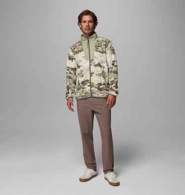 Men's Sequoia Grove Printed Full Zip Jacket, Color: Safari, Fieldaze, image 4