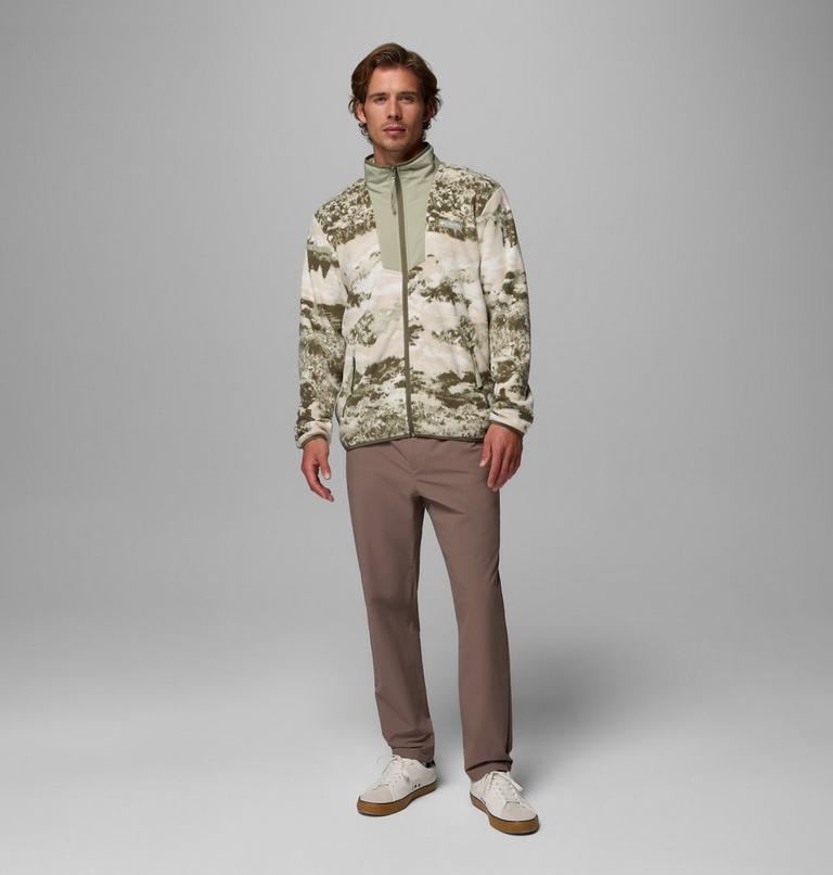 Men's Sequoia Grove Printed Full Zip Jacket, Color: Safari, Fieldaze, image 2