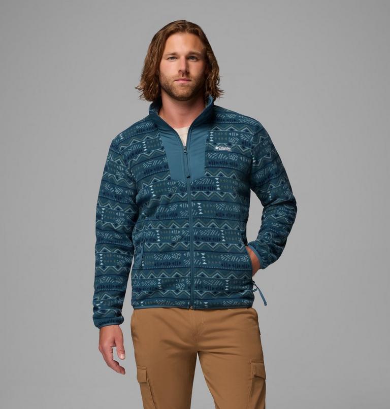 Chaqueta de forro polar con estampado Sequoia Grove para hombre, Color: Everblue Horizons, image 5