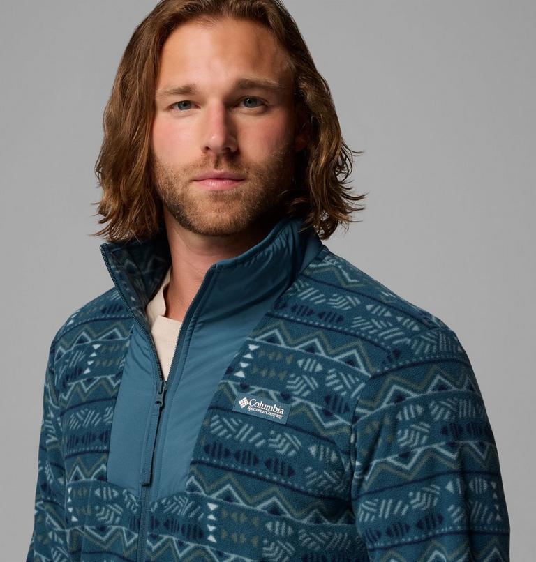 Chaqueta de forro polar con estampado Sequoia Grove para hombre, Color: Everblue Horizons, image 6