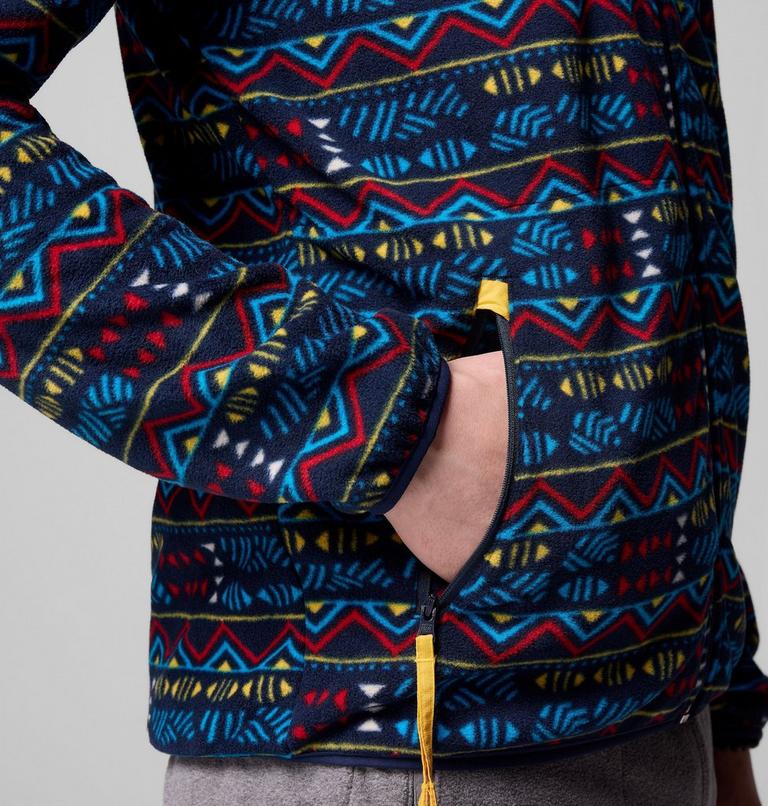 Chaqueta de forro polar con estampado Sequoia Grove para hombre, Color: Collegiate Navy Horizons, image 7