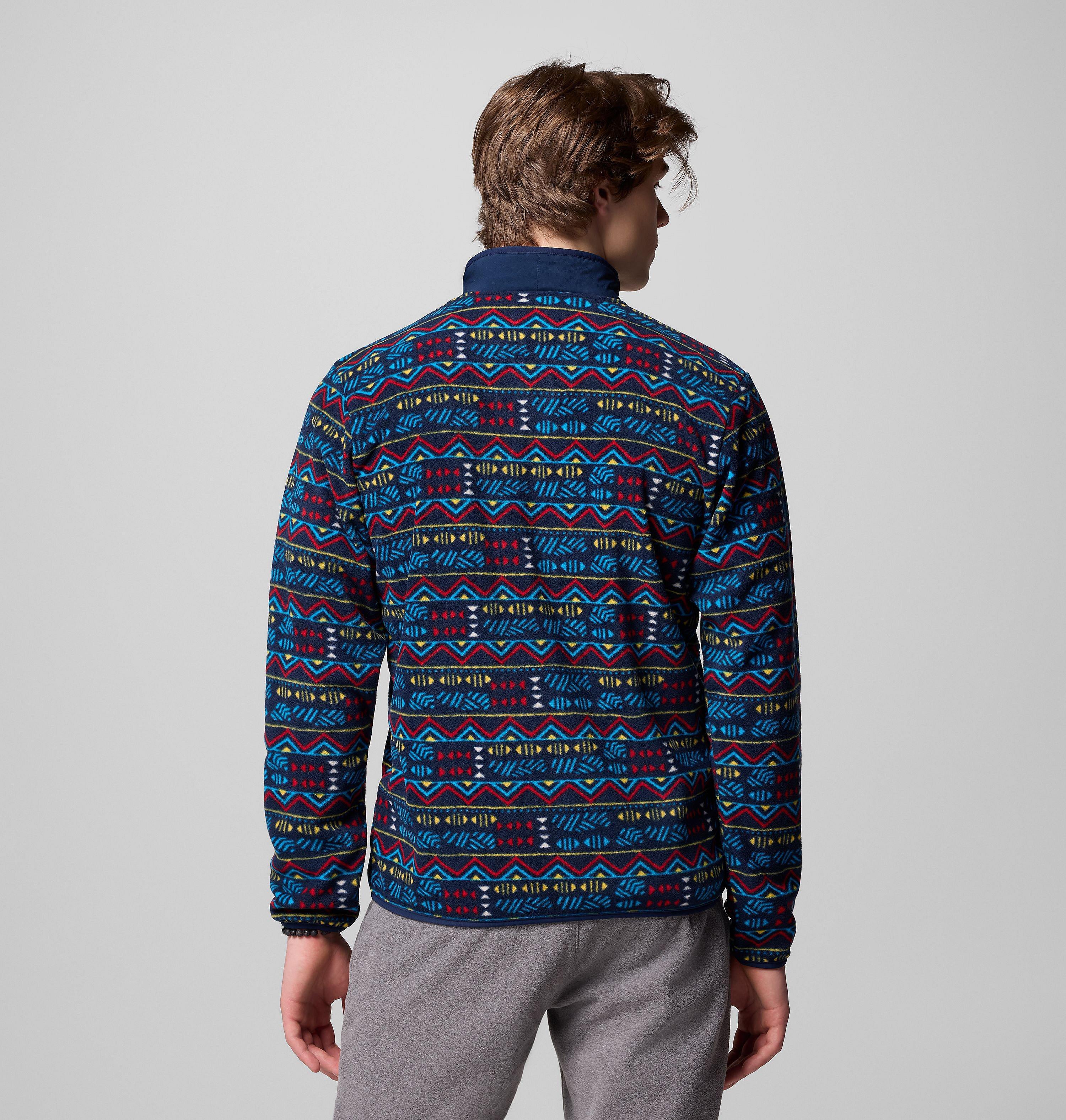 Manteau imprimé à fermeture éclair pleine longueur Sequoia Grove pour homme 3