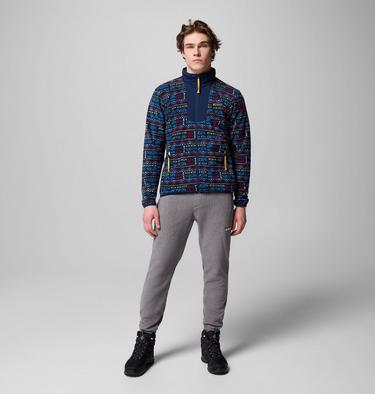 Men's Sequoia Grove Printed Full Zip Jacket, Color: Collegiate Navy Horizons, image 14