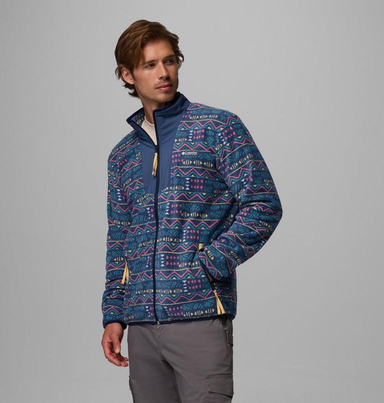 Men's Sequoia Grove Printed Full Zip Jacket, Color: Dark Mountain, Horizons, image 4