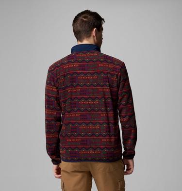 Veste Polaire à Imprimé Sequoia Grove Homme, Color: Rich Wine Horizons, image 19