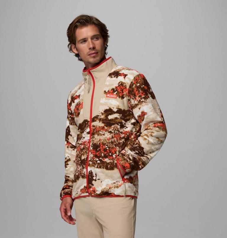 Men's Sequoia Grove Printed Full Zip Jacket, Color: Zing, Fieldaze, image 4