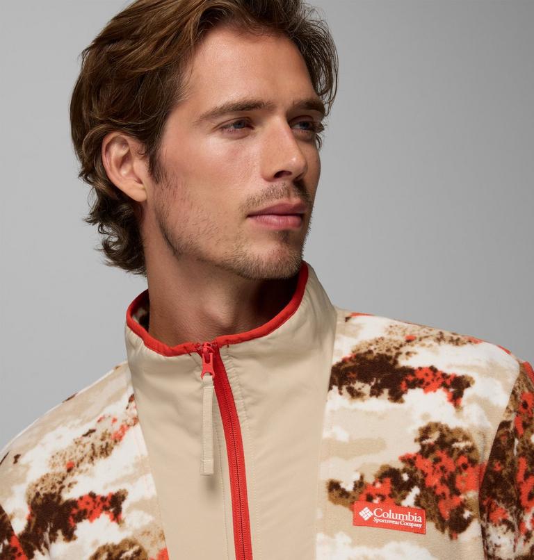 Men's Sequoia Grove Printed Full Zip Jacket, Color: Zing, Fieldaze, image 5