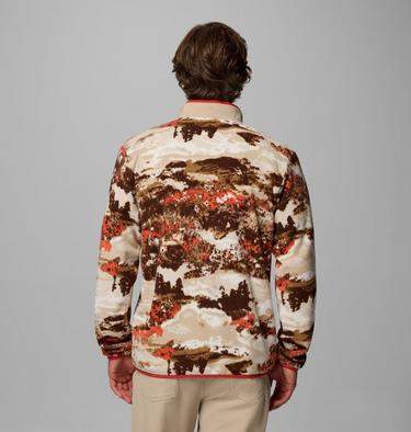 Men's Sequoia Grove Printed Fleece Jacket, Color: Zing, Fieldaze, image 11