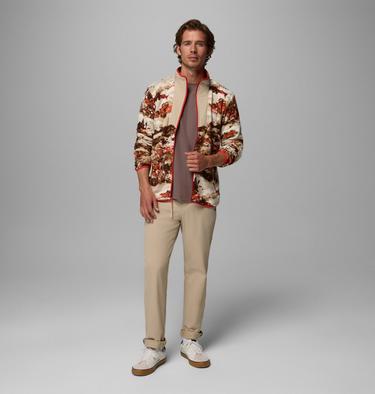 Men's Sequoia Grove Printed Full Zip Jacket, Color: Zing, Fieldaze, image 8
