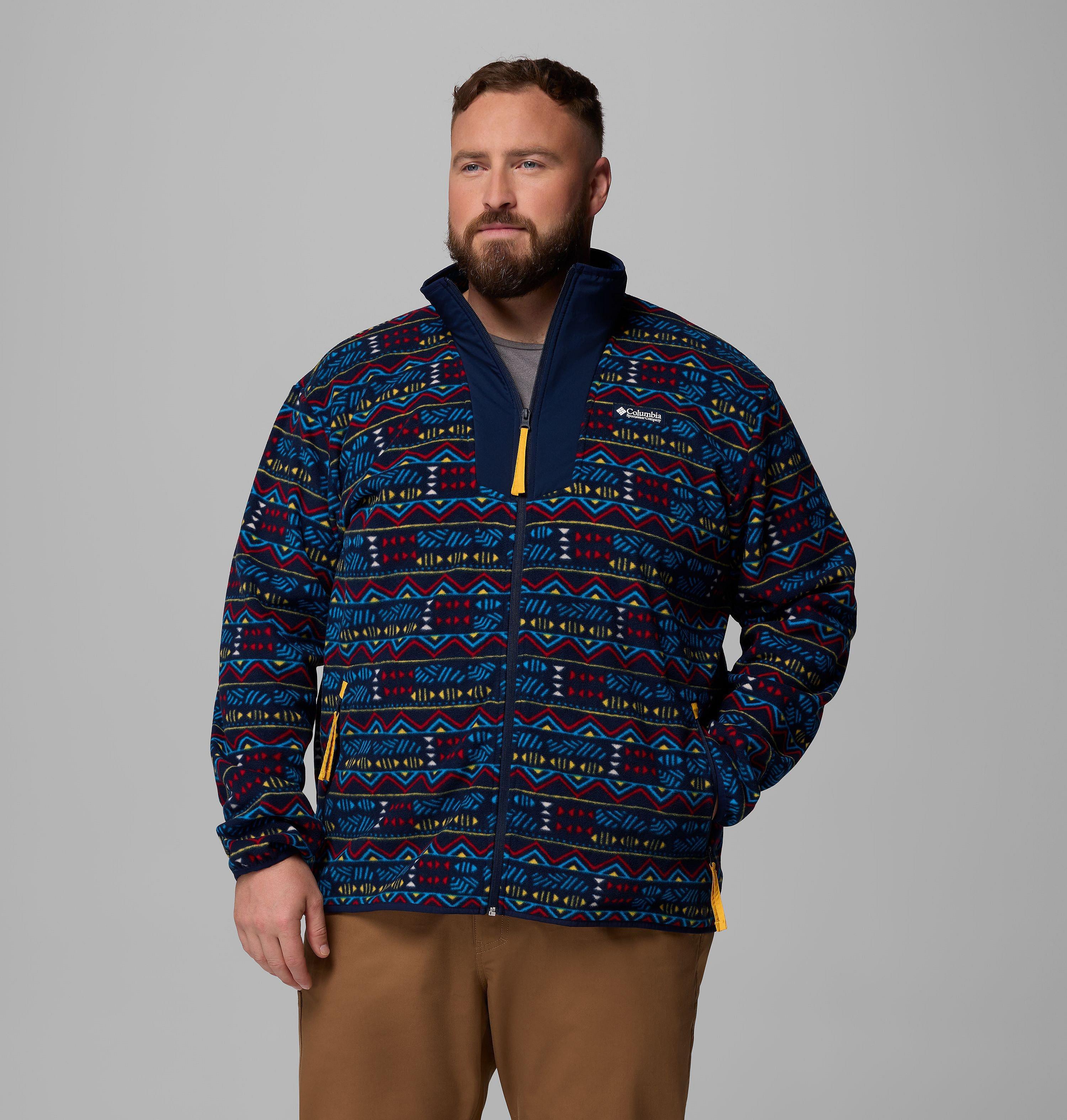 Columbia Men's Sequoia Grove  Printed Full Zip Jacket - Big-