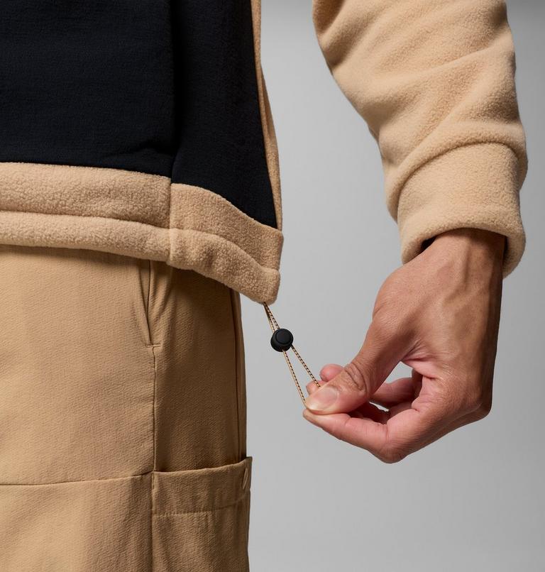 Men's Granite Point Hooded Fleece Jacket, Color: Canoe, Black, image 7