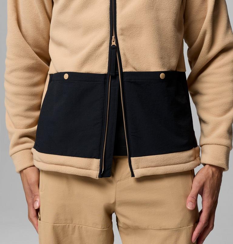 Men's Granite Point Hooded Fleece Jacket, Color: Canoe, Black, image 8