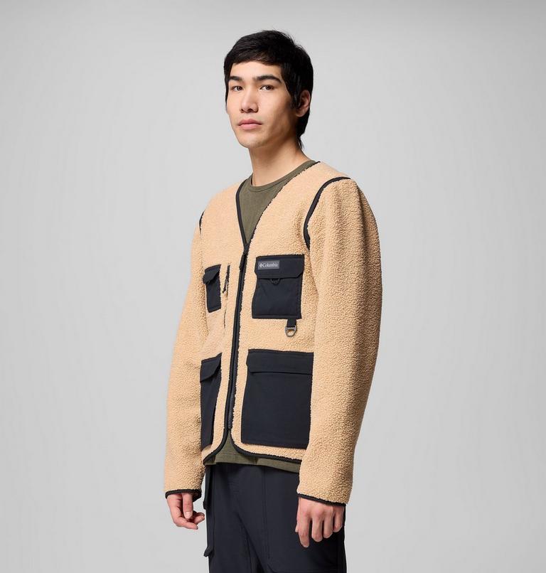 Chaqueta de forro polar convertible Granite Point para hombre, Color: Canoe, Black, image 3