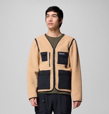 Veste en Polaire Convertible Granite Point Homme, Color: Canoe, Black, image 1