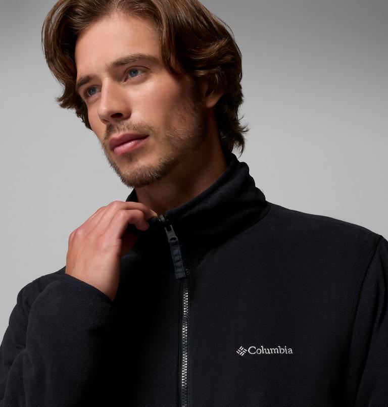 Men's Winter Pass Reversible Sherpa Fleece Jacket, Color: Black Geostripe Tonal, Black, image 8