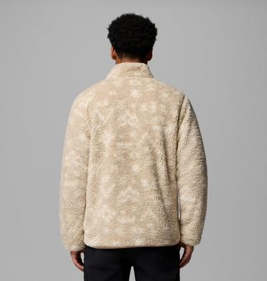 Men's Winter Pass Reversible Sherpa Fleece Jacket, Color: Canoe, Dark Stone, Peaked Tonal, image 3