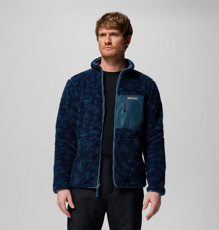 Forro polar sherpa reversible Winter Pass para hombre, Color: Everblue, Peaked Tonal, image 5