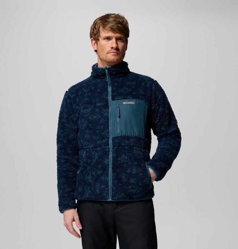 Forro polar sherpa reversible Winter Pass para hombre, Color: Everblue, Peaked Tonal, image 1