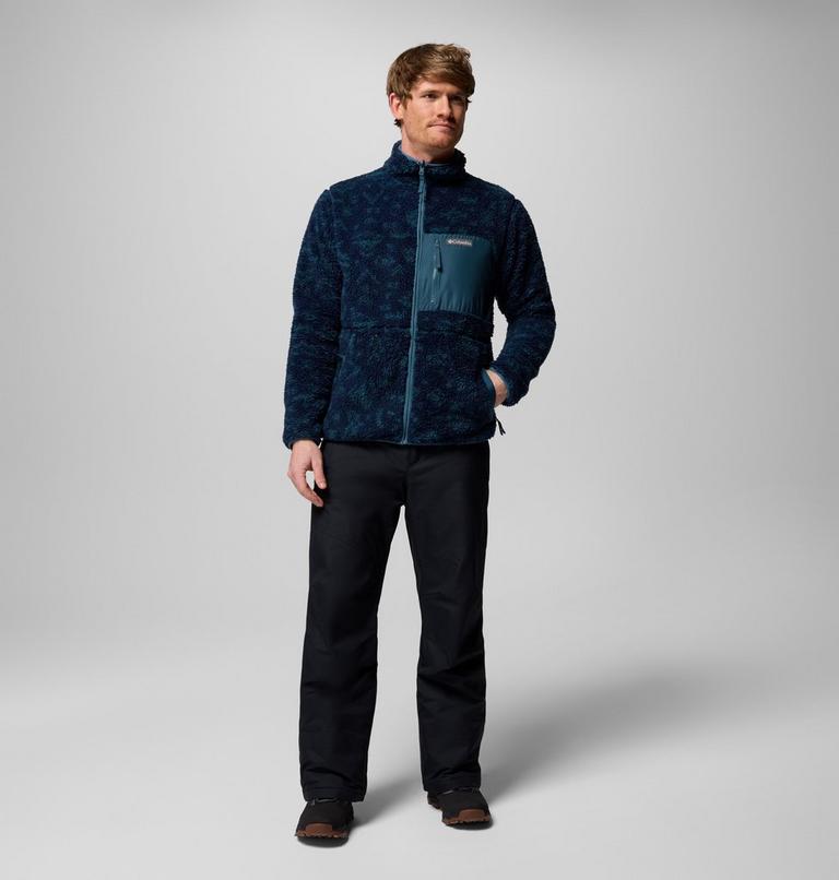 Forro polar sherpa reversible Winter Pass para hombre, Color: Everblue, Peaked Tonal, image 2