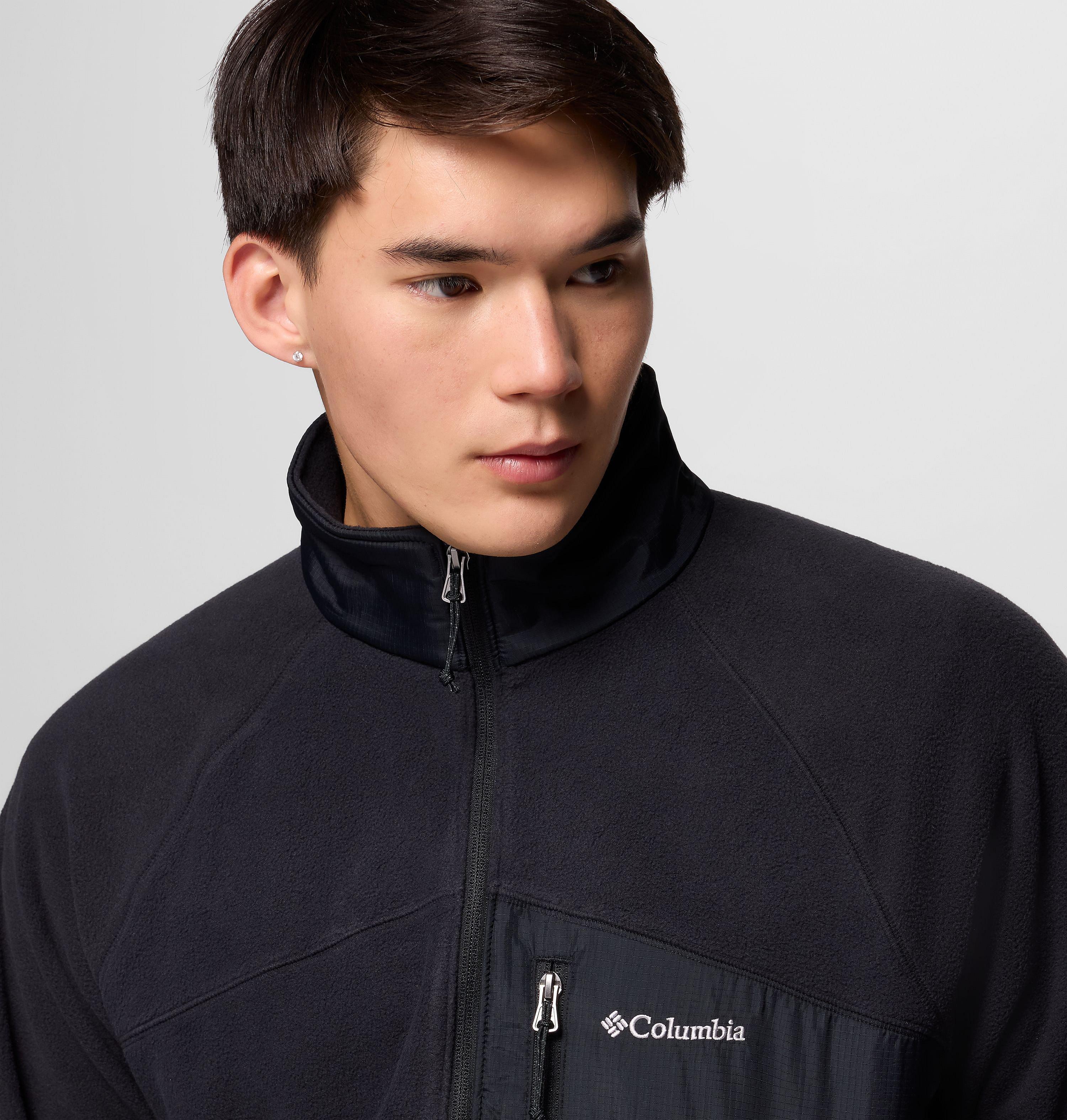 Men's Fast Trek Overlay Full Zip Fleece Jacket | 010 | XS 6