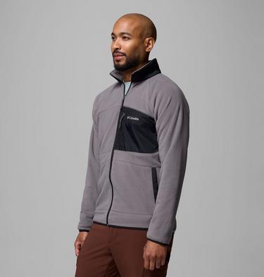 Veste en Polaire Renforcée Fast Trek Homme, Color: City Grey, Black, image 20