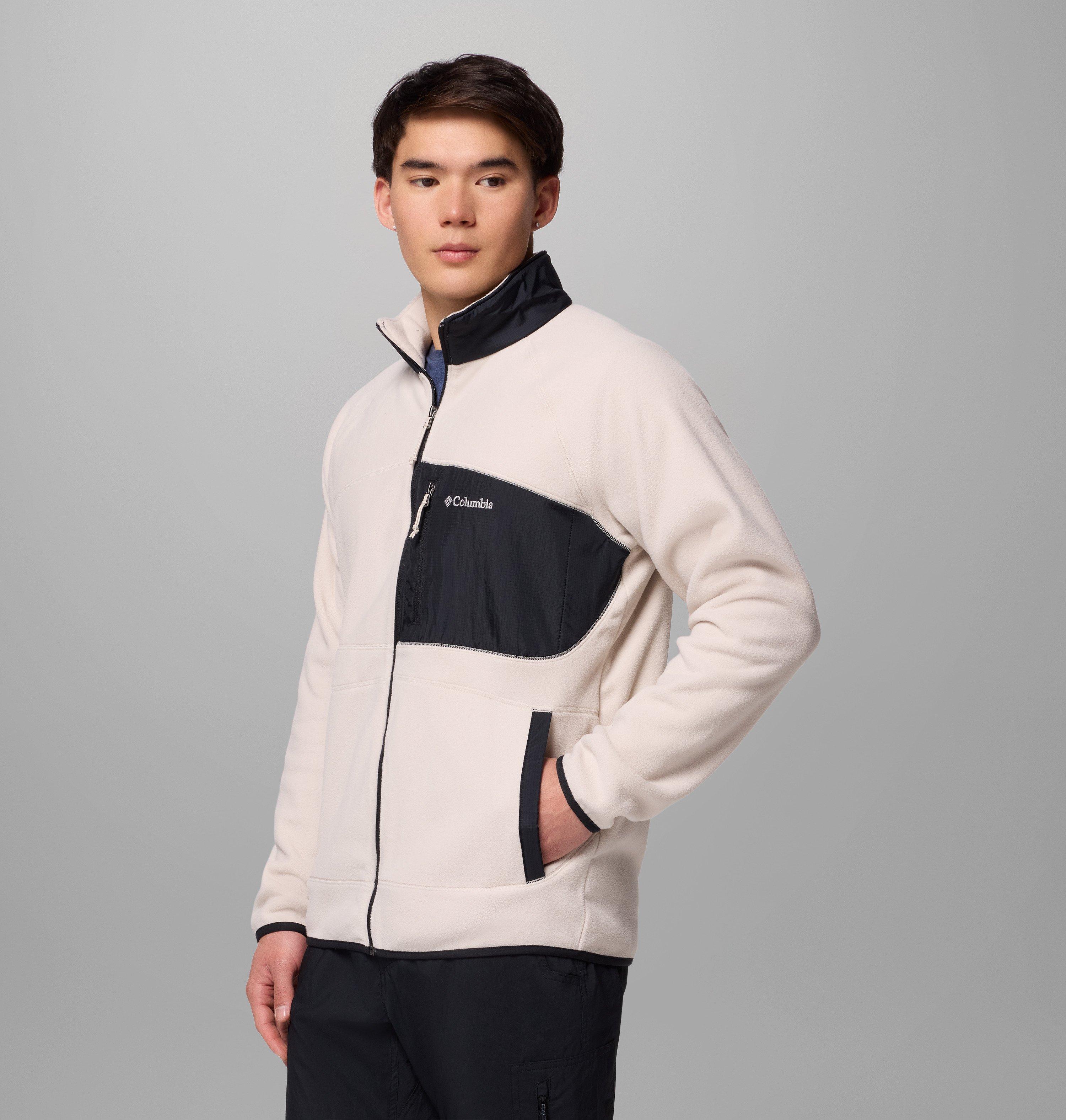 Manteau Fast Trek en tissu polaire avec fermeture éclair pleine longueur et renfort pour homme 4