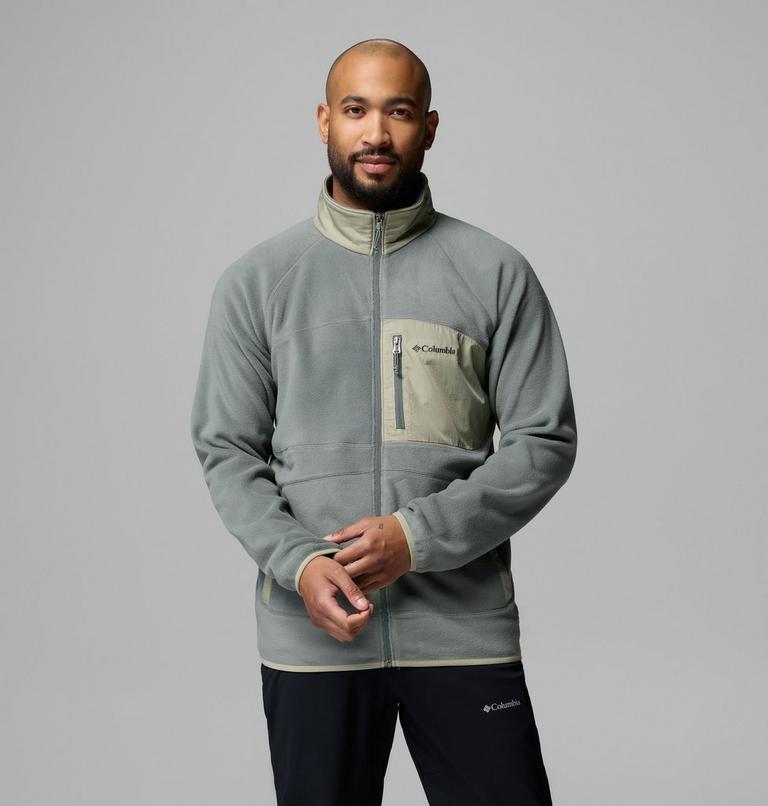 Men's Fast Trek Overlay Fleece Jacket, Color: Sedona Sage, Safari, image 1