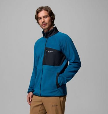 Veste en Polaire Renforc&eacute;e Fast Trek Homme, Color: Phoenix Blue, Black, image 4