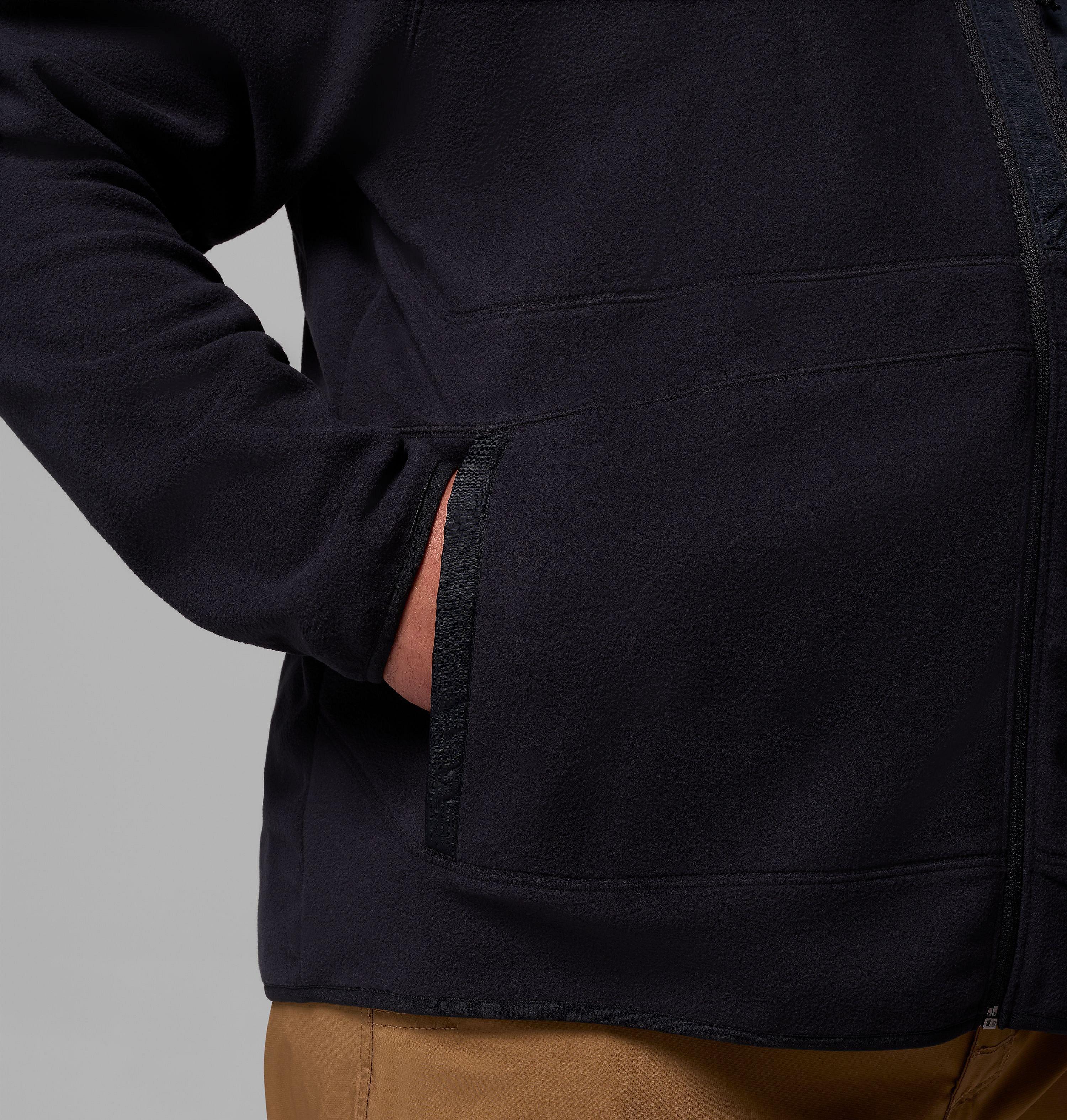 Manteau Fast Trek en tissu polaire avec fermeture éclair pleine longueur et renfort pour homme – Tailles forts 7