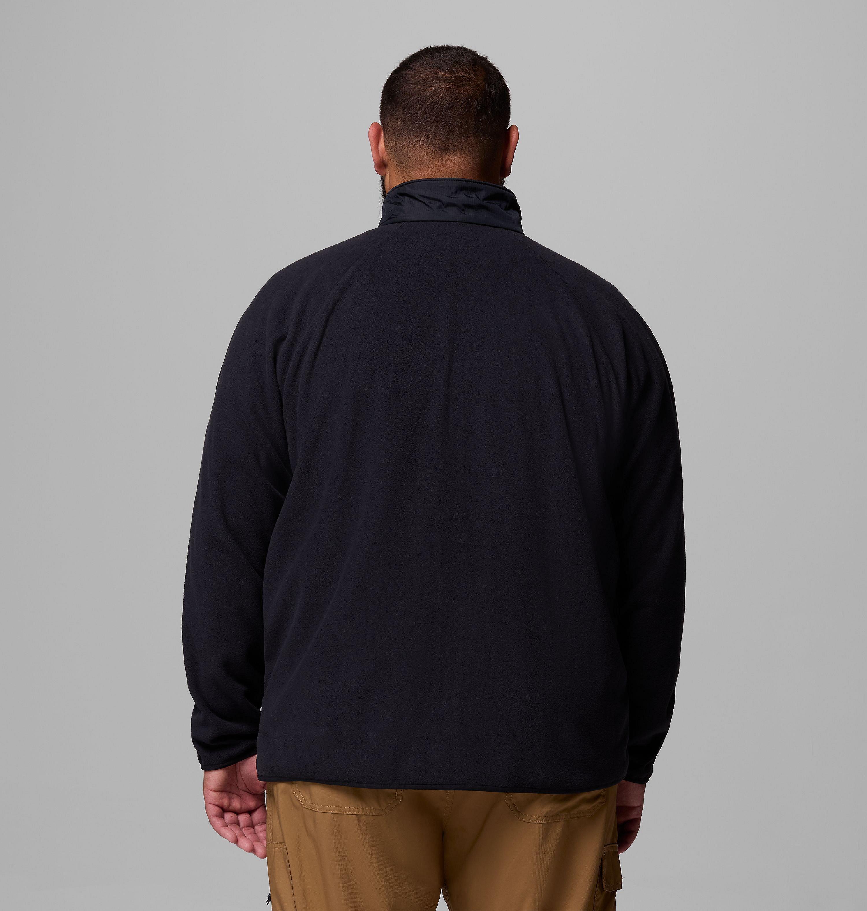 Manteau Fast Trek en tissu polaire avec fermeture éclair pleine longueur et renfort pour homme – Tailles forts 3