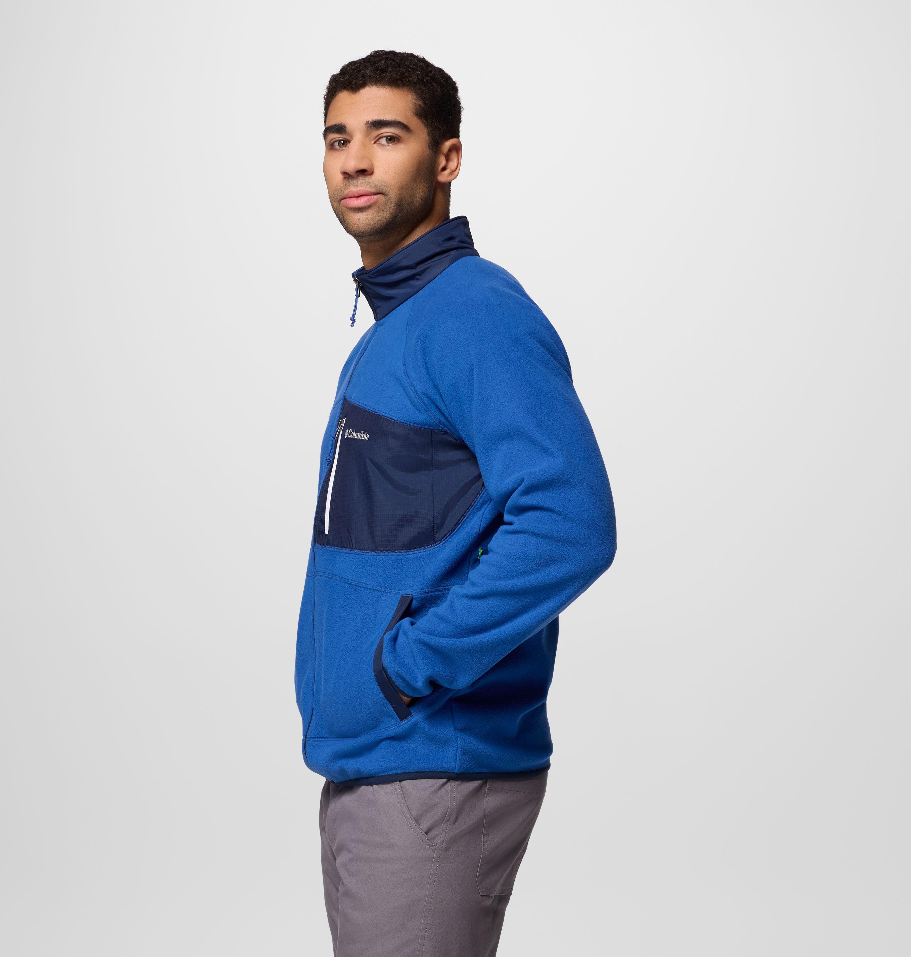 Manteau Fast Trek en tissu polaire avec fermeture éclair pleine longueur et renfort pour homme – Grandes tailles 4