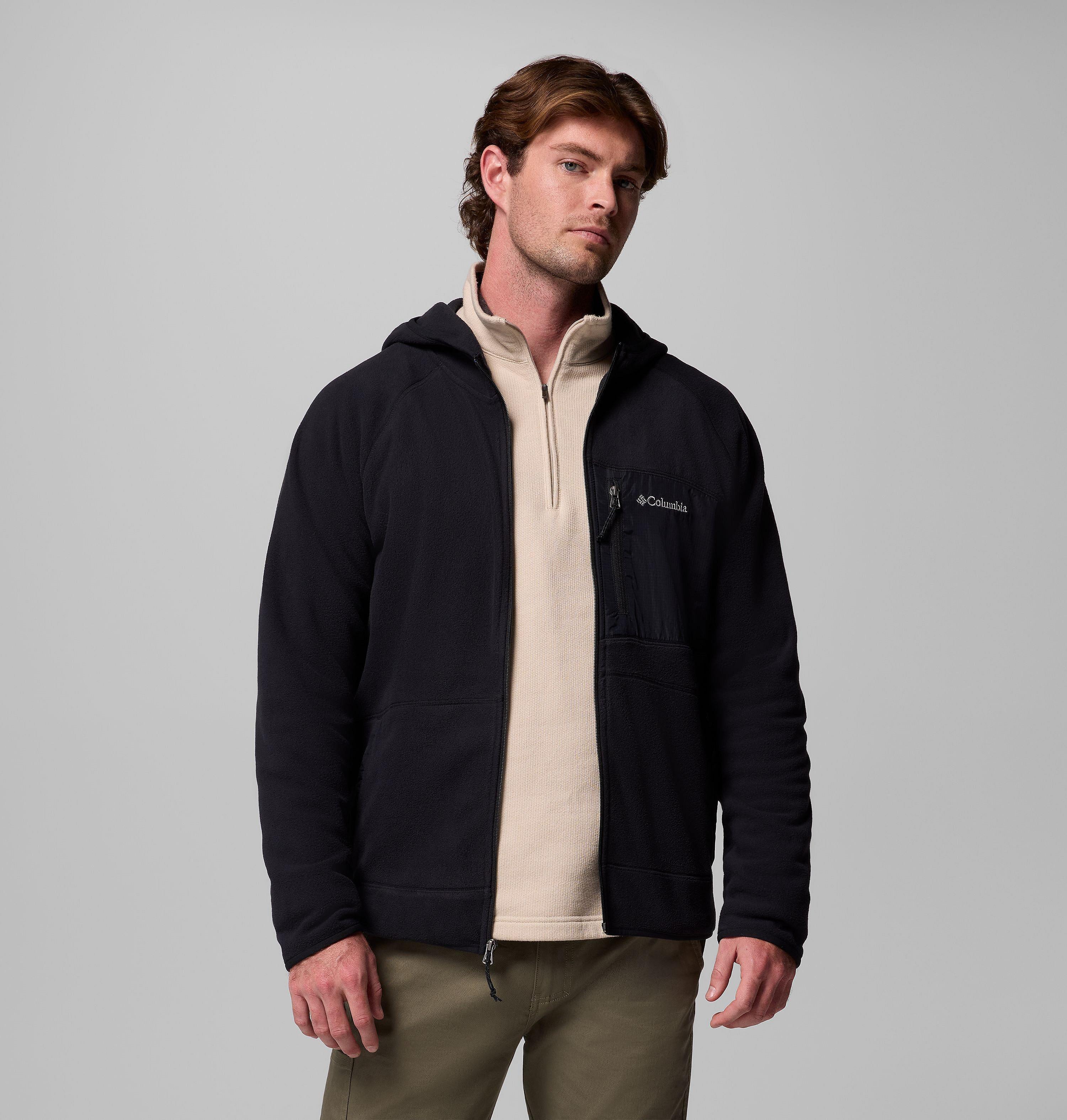 Men's Fast Trek Overlay Hooded Full Zip Jacket 5