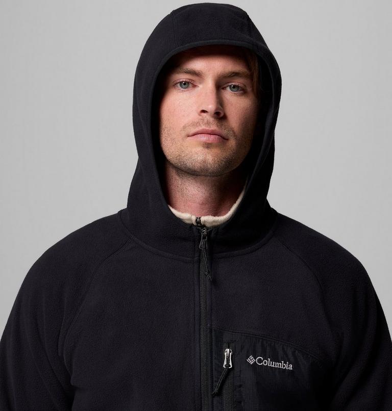 Men's Fast Trek Overlay Hooded Full Zip Jacket, Color: Black, image 6