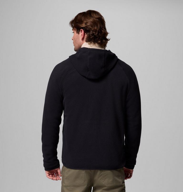 Men's Fast Trek Overlay Hooded Full Zip Jacket, Color: Black, image 3
