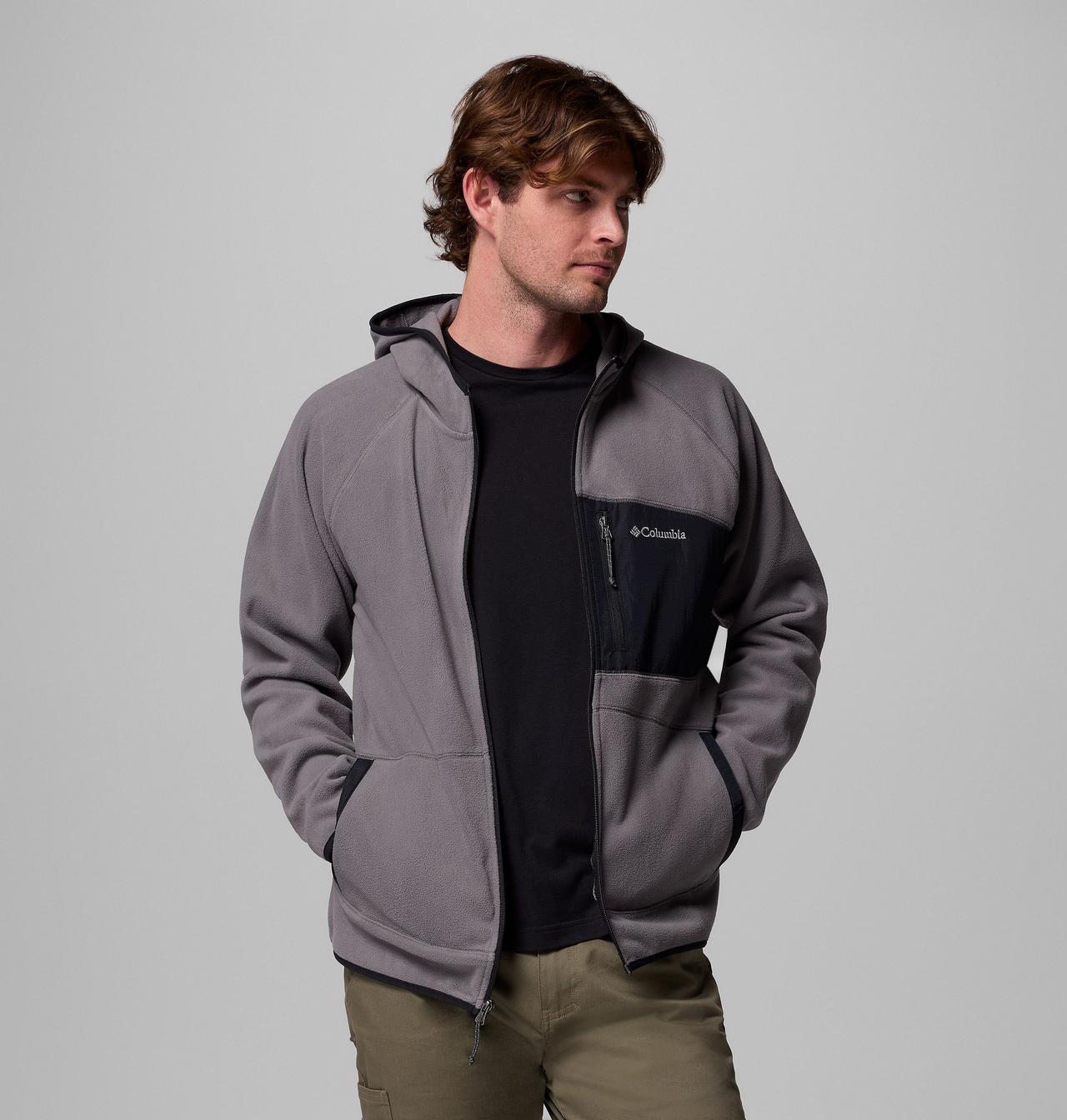 Men's Fast Trek™ Overlay Hooded Full Zip Jacket |